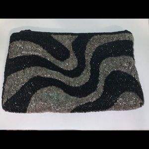 PRE LOVED amazing like new beaded clutch bag